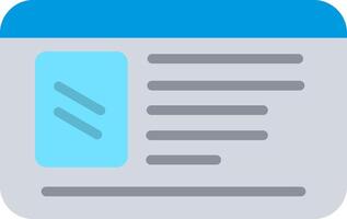 Driving License Flat Illustration Icon Design vector