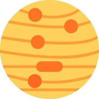 Jupiter Flat Illustration Icon Design vector