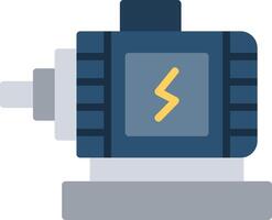 Motor Flat Illustration Icon Design vector