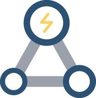 Hybrid Solution Flat Illustration Icon Design vector