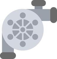 Turbo Flat Illustration Icon Design vector