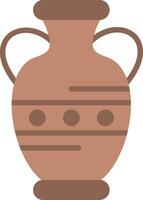 Pot Flat Illustration Icon Design vector