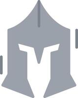 Spartan Flat Illustration Icon Design vector