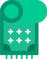 Decorative Textile Flat Illustration Icon Design vector