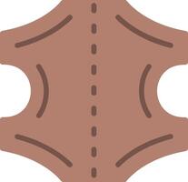 Leather Flat Illustration Icon Design vector