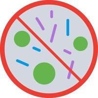 Antibacterial Flat Illustration Icon Design vector