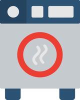 Dryer Flat Illustration Icon Design vector