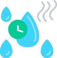 Quick Dry Flat Illustration Icon Design vector