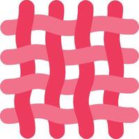 Textiles Flat Illustration Icon Design vector