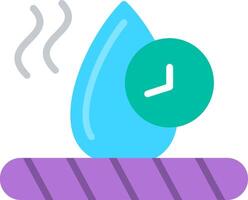 Fast Dry Flat Illustration Icon Design vector