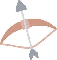 Ninja Bow Flat Illustration Icon Design vector