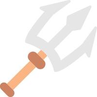 Harpoon Flat Illustration Icon Design vector