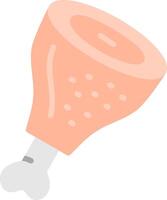 Meat Flat Illustration Icon Design vector
