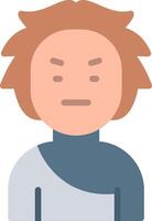 Caveman Flat Illustration Icon Design vector