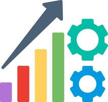 Career Management Flat Illustration Icon Design vector