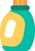 Detergent Flat Illustration Icon Design vector
