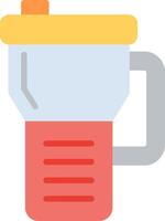 Tumbler Flat Illustration Icon Design vector