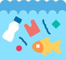 Ocean Flat Illustration Icon Design vector