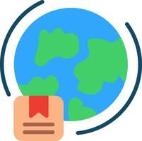 Export Flat Illustration Icon Design vector