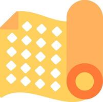 Fabric Pattern Flat Illustration Icon Design vector