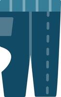 Trouser Flat Illustration Icon Design vector