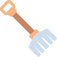 Rake Flat Illustration Icon Design vector