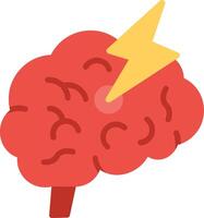 Stroke Flat Illustration Icon Design vector