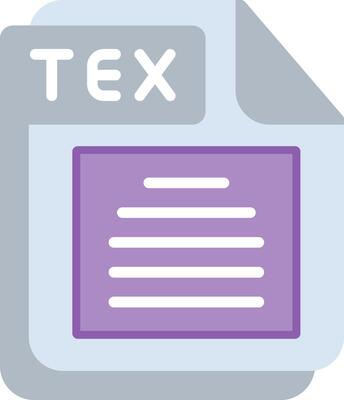 TEX Flat Illustration Icon Design