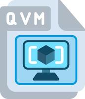 QVM Flat Illustration Icon Design vector