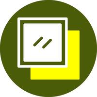 Copy Solid Style Two Color EPS Sample Icon vector