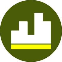 Analytics Solid Style Two Color EPS Sample Icon vector