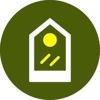 Tag Solid Style Two Color EPS Sample Icon vector