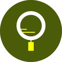 Search Solid Style Two Color EPS Sample Icon vector