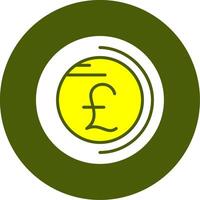 Pound sign Solid Style Two Color EPS Sample Icon vector