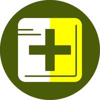 Add Solid Style Two Color EPS Sample Icon vector