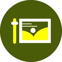 Edit Solid Style Two Color EPS Sample Icon vector