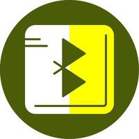 Bluetooth Solid Style Two Color EPS Sample Icon vector