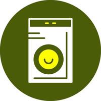 Speaker Solid Style Two Color EPS Sample Icon vector