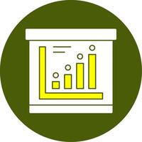 Growth Solid Style Two Color EPS Sample Icon vector