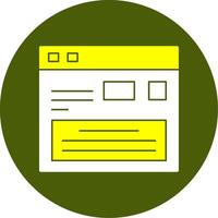 Monetize Platform Solid Style Two Color EPS Sample Icon vector