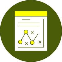 Strategy Solid Style Two Color EPS Sample Icon vector