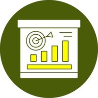 Mission Solid Style Two Color EPS Sample Icon vector