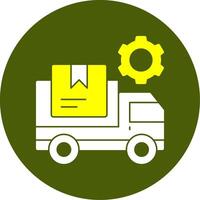 Shipping Solid Style Two Color EPS Sample Icon vector