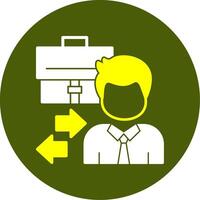 Business to consumer Solid Style Two Color EPS Sample Icon vector