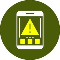 Error Solid Style Two Color Sample Icon vector