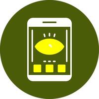 View Solid Style Two Color Sample Icon vector