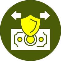 Secure Payment Solid Style Two Color Sample Icon vector