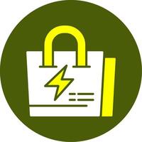 Flash Sale Solid Style Two Color Sample Icon vector