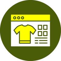 Gift Card Solid Style Two Color Sample Icon vector