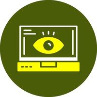 View Glyph Two Color Style Sample Icon vector